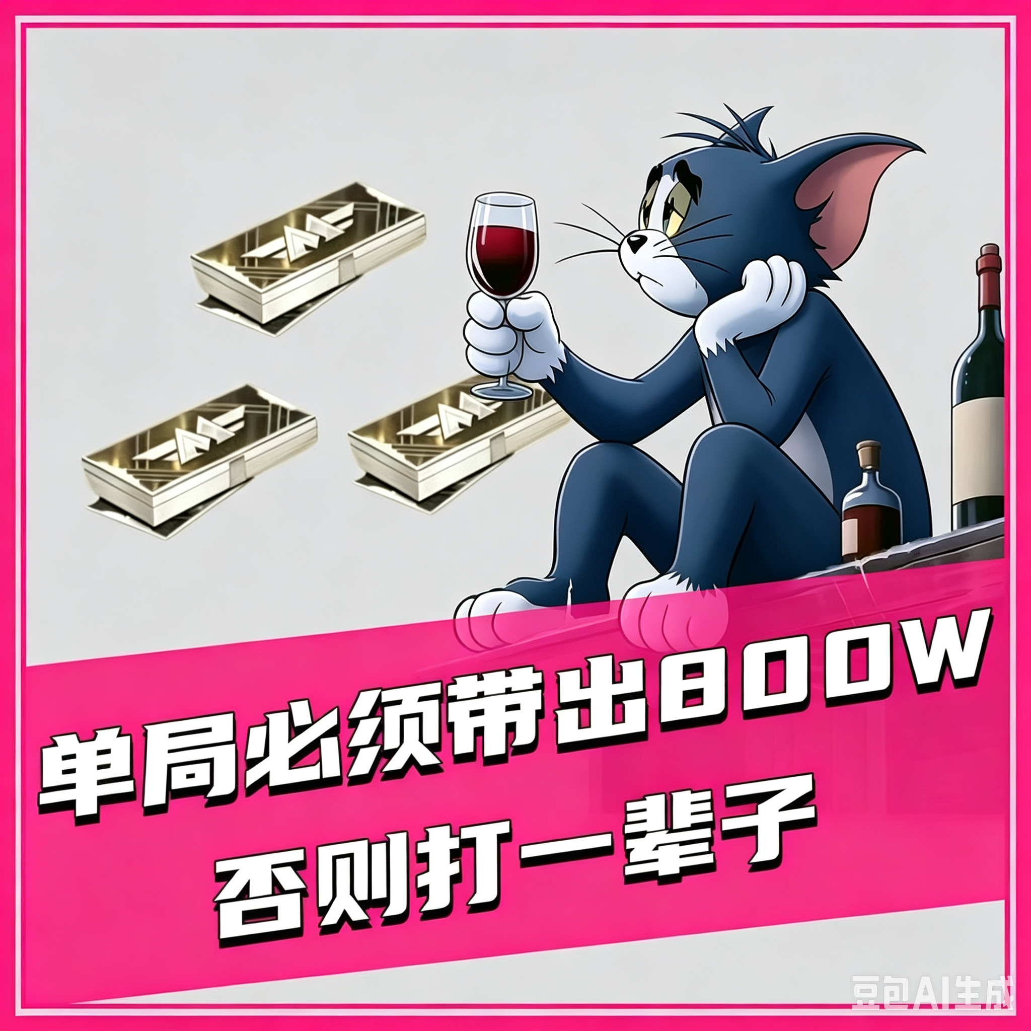 保底888万不出一直打